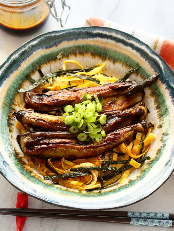 Vegetarian Eel Rice Bowl with Homemade Eel Sauce
